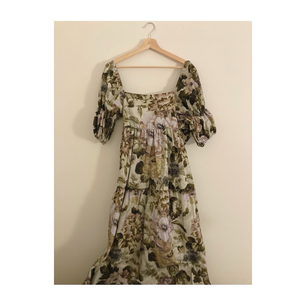 Floral Puff Sleeve Dress